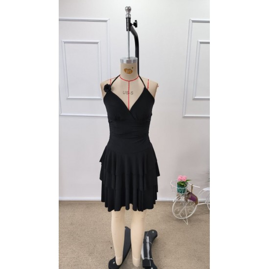 Kadın Ip Askılı Kruvaze Yakalı Fırfırlı Kısa Sandy Elbise , 31851