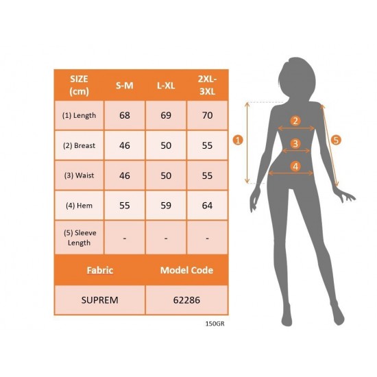 Kadın Askılı Yuvarlak Yakalı Desenli Süprem Bluz, 31881 Kadın Askılı Yuvarlak Yakalı Desenli Süprem Bluz, 31881