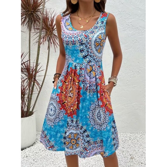 Kadın Askılı Yuvarlak Yakalı önden Pileli Kısa Süprem Elbise , 31917