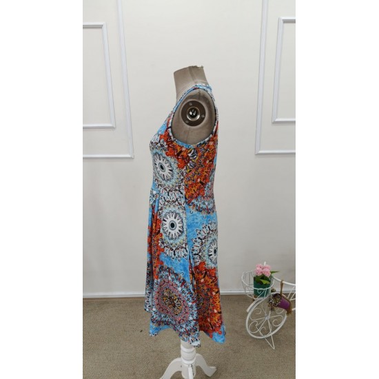 Kadın Askılı Yuvarlak Yakalı önden Pileli Kısa Süprem Elbise , 31917