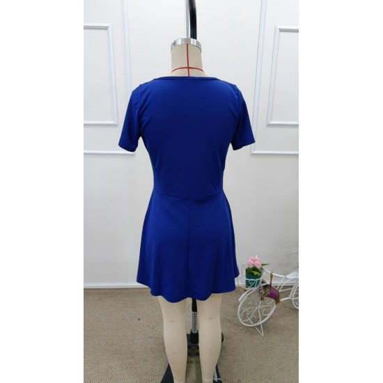 Kadın Kısa Kollu Kare Yakalı Cep Detaylı Dalgıç Elbise Tulum, 31916 Kadın Kısa Kollu Kare Yakalı Cep Detaylı Dalgıç Elbise Tulum, 31916