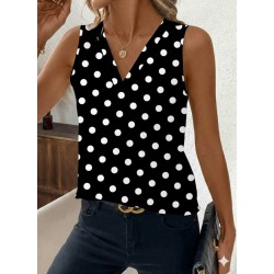 Kadın Askılı V Yakalı Puantiyeli Süprem Bluz , 31937 Kadın Askılı V Yakalı Puantiyeli Süprem Bluz , 31937