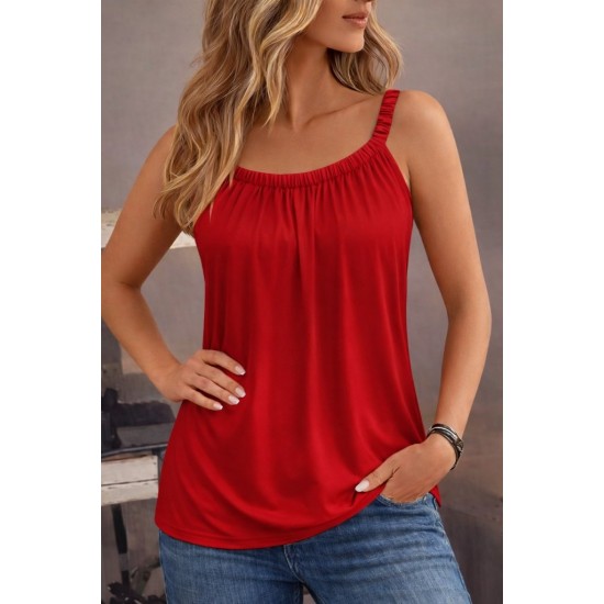 Kadın Askılı önü Büzgülü Viskon Bluz, 31969