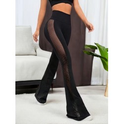 Kadın Yüksek Bel Yandan File Görünümlü Dalgıç Tayt , 31976 Kadın Yüksek Bel Yandan File Görünümlü Dalgıç Tayt , 31976