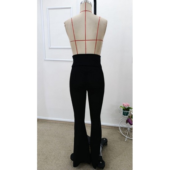 Kadın Yüksek Bel Yandan File Görünümlü Dalgıç Tayt , 31976