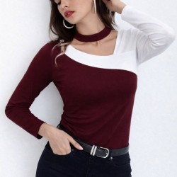 Kadın Uzun Kollu Geometrik Yaka Detaylı çift Renkli Viskon Bluz , 32000 Kadın Uzun Kollu Geometrik Yaka Detaylı çift Renkli Viskon Bluz , 32000