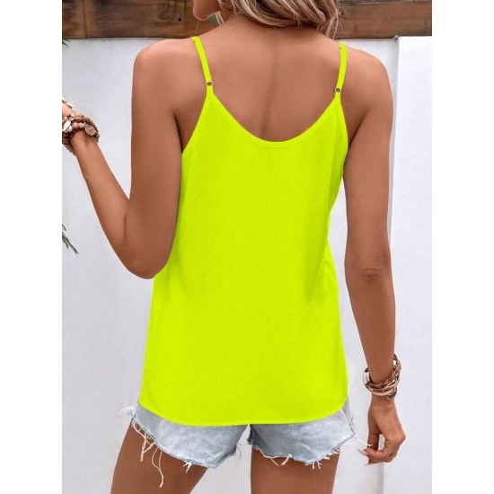 Kadın Ip Askılı V Yakalı Viskon Bluz, 31997