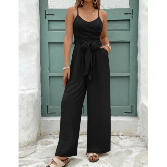 Kadın Ip Askılı V Yakalı Belden Kuşaklı Uzun Aerobin Tulum, 32059 Kadın Ip Askılı V Yakalı Belden Kuşaklı Uzun Aerobin Tulum, 32059