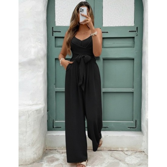 Kadın Ip Askılı V Yakalı Belden Kuşaklı Uzun Aerobin Tulum, 32059 Kadın Ip Askılı V Yakalı Belden Kuşaklı Uzun Aerobin Tulum, 32059