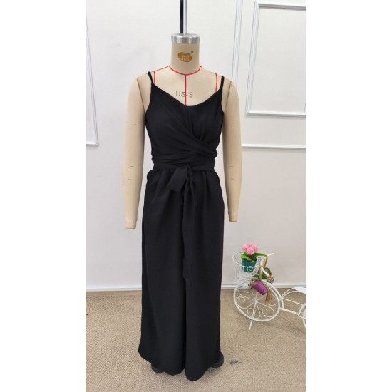 Kadın Ip Askılı V Yakalı Belden Kuşaklı Uzun Aerobin Tulum, 32059 Kadın Ip Askılı V Yakalı Belden Kuşaklı Uzun Aerobin Tulum, 32059