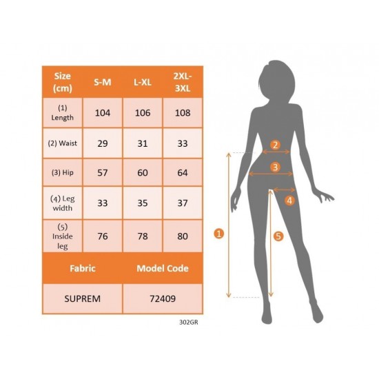 Kadın Yüksek Bel Desenli Paçadan Bağlamalı Yanları Yırtmaçlı Süprem Pantolon , 32052 Kadın Yüksek Bel Desenli Paçadan Bağlamalı Yanları Yırtmaçlı Süprem Pantolon , 32052