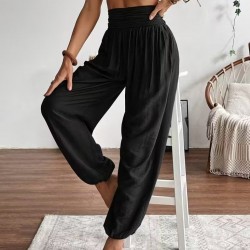 Kadın Yüksel Bel Yoğun Büzgü Detaylı Aerobin Pantolon , 32076