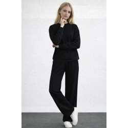 Kadın Uzun Kollu Bisiklet Yaka Viskon Iki Iplik Bluz Ve Pantolon Ikili Takım , 32071 Kadın Uzun Kollu Bisiklet Yaka Viskon Iki Iplik Bluz Ve Pantolon Ikili Takım , 32071