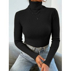 Kadın Uzun Kollu Balıkçı Yaka Kaşkorse Bluz , 32089