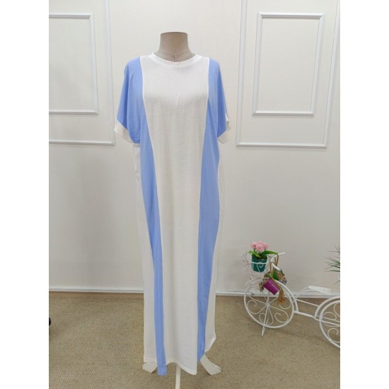 Kadın Kısa Kollu Bisiklet Yaka Uzun Süprem Elbise , 32115 Kadın Kısa Kollu Bisiklet Yaka Uzun Süprem Elbise , 32115