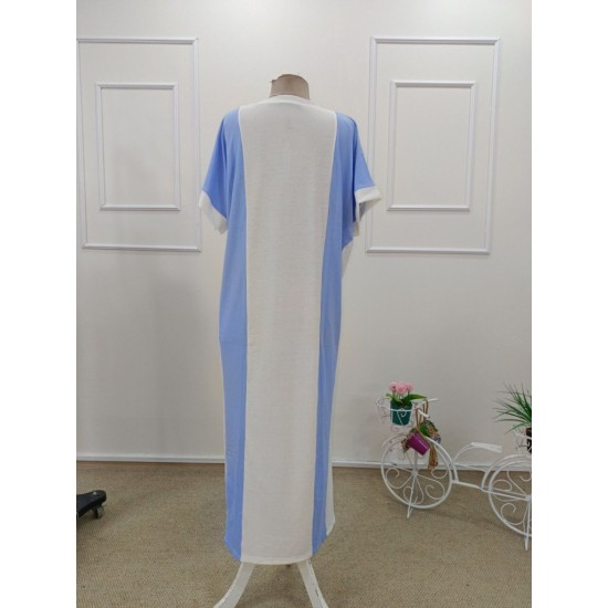 Kadın Kısa Kollu Bisiklet Yaka Uzun Süprem Elbise , 32115 Kadın Kısa Kollu Bisiklet Yaka Uzun Süprem Elbise , 32115