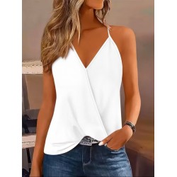 Kadın Ip Askılı V Kruvaze Yakalı Sandy Bluz , 32126 Kadın Ip Askılı V Kruvaze Yakalı Sandy Bluz , 32126