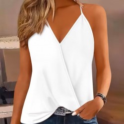 Kadın Ip Askılı V Kruvaze Yakalı Sandy Bluz , 32126 Kadın Ip Askılı V Kruvaze Yakalı Sandy Bluz , 32126