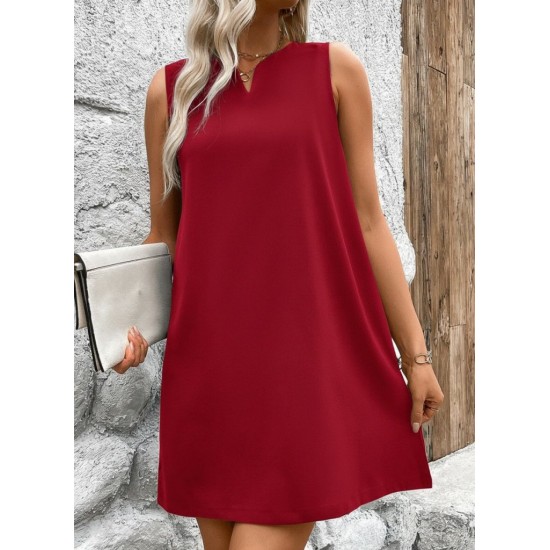 Kadın Askılı V Yakalı Geniş Kesim Detaylı Kısa Janjan Krep Elbise , 32123