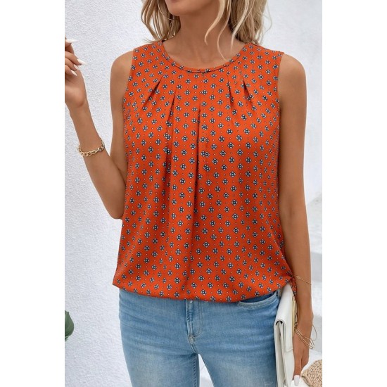 Kadın Askılı Yuvarlak Yakalı Desenli Süprem Bluz, 32178 Kadın Askılı Yuvarlak Yakalı Desenli Süprem Bluz, 32178