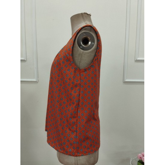 Kadın Askılı Yuvarlak Yakalı Desenli Süprem Bluz, 32178 Kadın Askılı Yuvarlak Yakalı Desenli Süprem Bluz, 32178