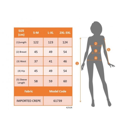 Kadın Uzun Kollu V Yakalı Yırtmaçlı Taşlı Uzun Ithal Krep Elbise, 32184
