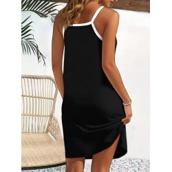 Kadın Ip Askılı Yuvarlak Yakalı Viskon Elbise , 32198 Kadın Ip Askılı Yuvarlak Yakalı Viskon Elbise , 32198