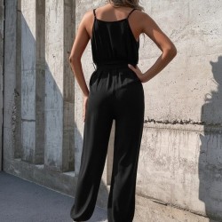 Kadın Ip Askılı Kruvaze Yakalı Belden Kuşaklı Uzun Sandy Tulum, 32207 Kadın Ip Askılı Kruvaze Yakalı Belden Kuşaklı Uzun Sandy Tulum, 32207