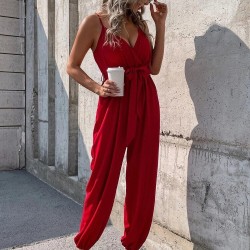 Kadın Ip Askılı Kruvaze Yakalı Belden Kuşaklı Uzun Sandy Tulum, 32206 Kadın Ip Askılı Kruvaze Yakalı Belden Kuşaklı Uzun Sandy Tulum, 32206