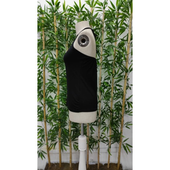 Kadın Askılı Kuş Gözü Ve Dekolte Detay Boyundan Bağlamalı Viskon Bluz , 32237