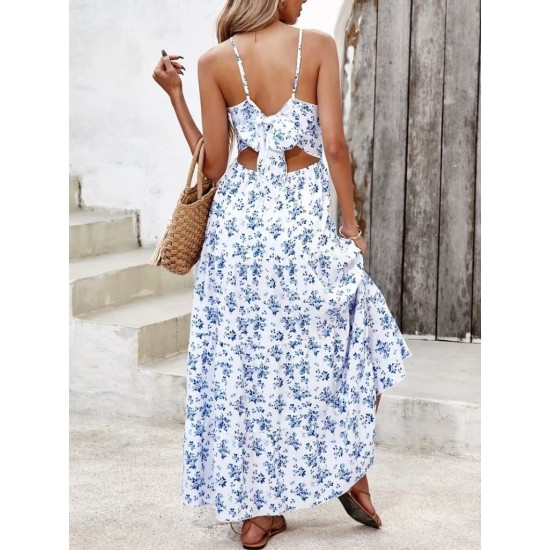 Kadın Askılı V Yakalı Arkadan Bağlamalı Uzun Süprem Elbise , 32222 Kadın Askılı V Yakalı Arkadan Bağlamalı Uzun Süprem Elbise , 32222