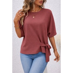 Kadın Kısa Kollu Bisiklet Yaka Yandan Bağcıklı Aerobin Bluz , 32245 Kadın Kısa Kollu Bisiklet Yaka Yandan Bağcıklı Aerobin Bluz , 32245