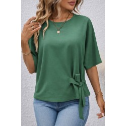 Kadın Kısa Kollu Bisiklet Yaka Yandan Bağcıklı Aerobin Bluz , 32244 Kadın Kısa Kollu Bisiklet Yaka Yandan Bağcıklı Aerobin Bluz , 32244