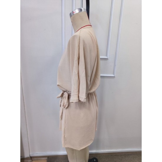 Kadın Kısa Kollu Kruvaze Yaka Belden Kuşaklı Kısa Aerobin Tulum , 32249 Kadın Kısa Kollu Kruvaze Yaka Belden Kuşaklı Kısa Aerobin Tulum , 32249