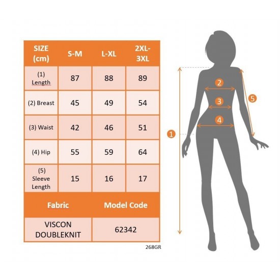 Kadın Kısa Kollu Yakası Fermuarlı Kısa Viskon Iki Iplik Elbise , 32250