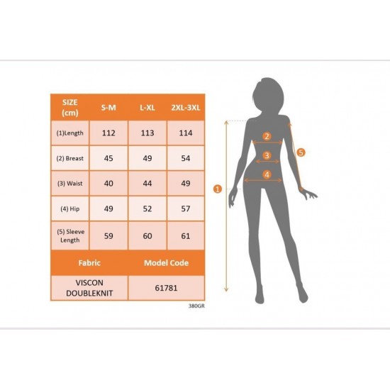 Kadın Uzun Kollu Balıkçı Yaka önden Fermuarlı Yırtmaçlı Midi Viskon Iki Iplik Elbise , 32282