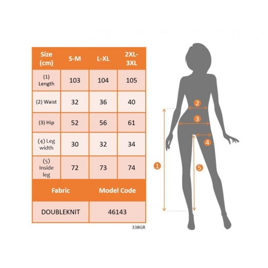 Kadın Yüksek Bel Lastikli Bağcıklı Geniş Kesim Iki Iplik Pantolon, 32208