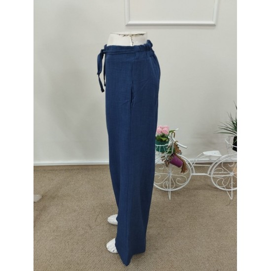 Kadın Yüksek Bel önden Bağlamalı Geniş Kesim Detaylı Uzun Pantolon , 32302 Kadın Yüksek Bel önden Bağlamalı Geniş Kesim Detaylı Uzun Pantolon , 32302