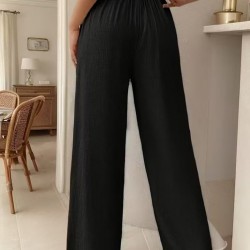 Kadın Yüksek Bel önden Bağlamalı Geniş Kesim Detaylı Uzun Pantolon , 32299 Kadın Yüksek Bel önden Bağlamalı Geniş Kesim Detaylı Uzun Pantolon , 32299