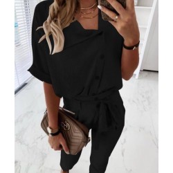 Kadın Kısa Kollu Yakalı önden Düğmeli Bürümcük Bluz Ve Pantolon Ikili Takım , 32305 Kadın Kısa Kollu Yakalı önden Düğmeli Bürümcük Bluz Ve Pantolon Ikili Takım , 32305