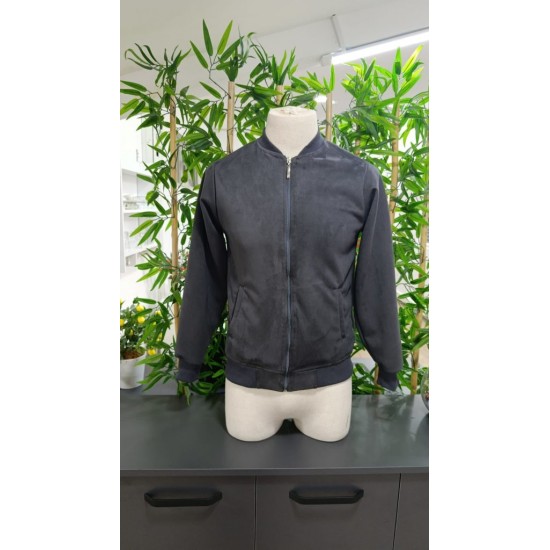 Erkek Uzun Kollu önden Fermuarlı Süet Ceket, 32311 Erkek Uzun Kollu önden Fermuarlı Süet Ceket, 32311