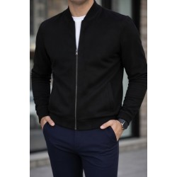 Erkek Uzun Kollu önden Fermuarlı Süet Ceket, 32309