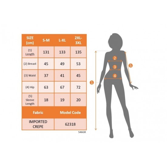 Kadın Kısa Kollu V Yakalı Pileli Uzun Janjan Krep Elbise , 32322