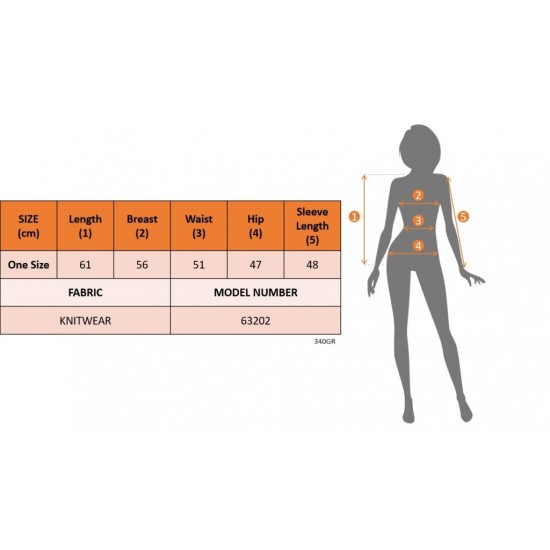 Kadın Uzun Kollu V Yakalı çift Renkli Triko Bluz, 32330
