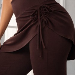 Kadın Yüksek Belli Yandan Büzgülü Paçaya Doğru Geniş Dalgıç Tayt, 32335 Kadın Yüksek Belli Yandan Büzgülü Paçaya Doğru Geniş Dalgıç Tayt, 32335