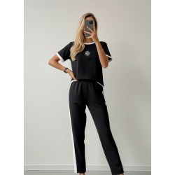 Kadın Kısa Kollu Bisiklet Yaka Viskon Iki Iplik Bluz Ve Pantolon Ikili Takım , 32361 Kadın Kısa Kollu Bisiklet Yaka Viskon Iki Iplik Bluz Ve Pantolon Ikili Takım , 32361