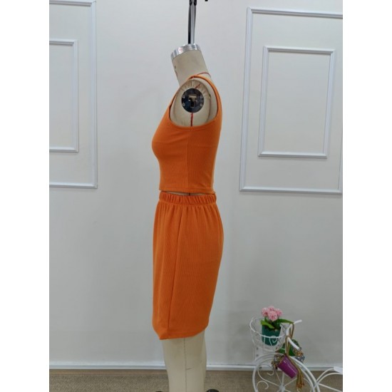 Kadın Askılı Yuvarlak Yakalı Burgu Krop Ve Bluz Short Ikili Takım , 32374 Kadın Askılı Yuvarlak Yakalı Burgu Krop Ve Bluz Short Ikili Takım , 32374
