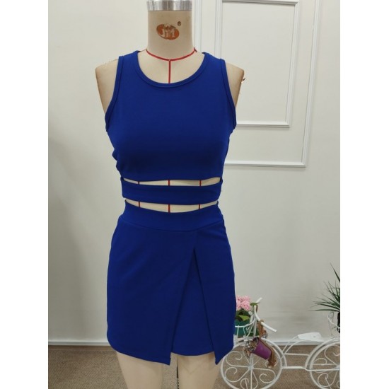 Kadın Askılı Yuvarlak Yakalı Krop Janjan Bluz Ve Shortlu Etek Ikili Takım , 32370 Kadın Askılı Yuvarlak Yakalı Krop Janjan Bluz Ve Shortlu Etek Ikili Takım , 32370