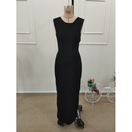 Kadın Kısa Kollu Derin Sırt Dekolteli Uzun Dalgıç Elbise , 32364 Kadın Kısa Kollu Derin Sırt Dekolteli Uzun Dalgıç Elbise , 32364