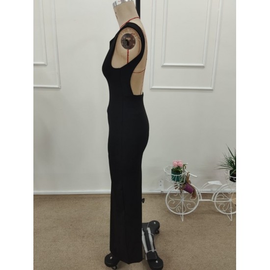 Kadın Kısa Kollu Derin Sırt Dekolteli Uzun Dalgıç Elbise , 32364 Kadın Kısa Kollu Derin Sırt Dekolteli Uzun Dalgıç Elbise , 32364